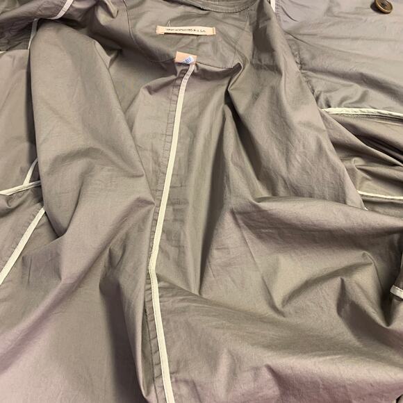 JOHN VARVATOS STAR USA Size L Tan Cotton Double Breasted Trenchcoat - Picture 6 of 7